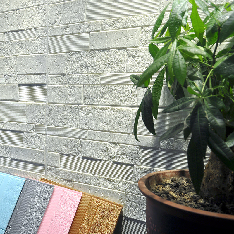 Lisslune | Plastic wall cladding contemporary peel and stick wall cladding