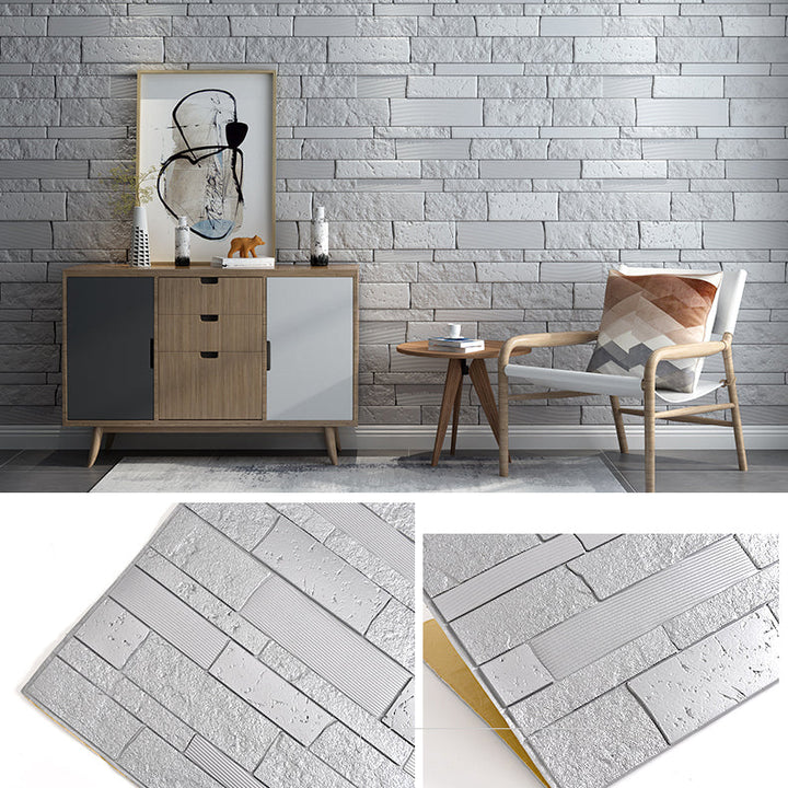 Lisslune | Plastic wall cladding contemporary peel and stick wall cladding