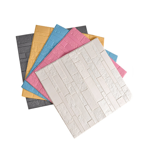 Lisslune | Plastic wall cladding contemporary peel and stick wall cladding