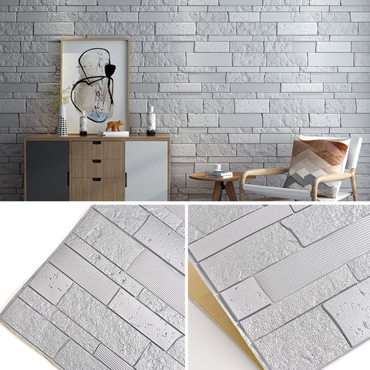 Lisslune | Plastic wall cladding contemporary peel and stick wall cladding