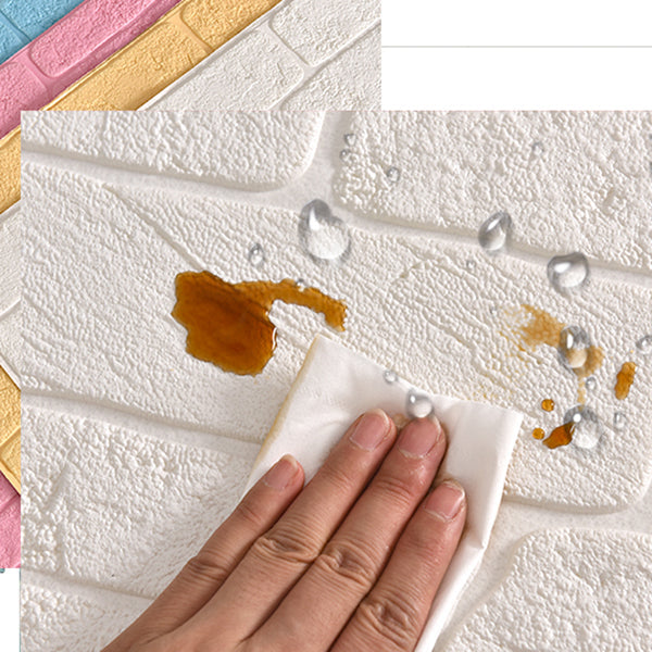Lisslune | Plastic wall cladding contemporary peel and stick wall cladding