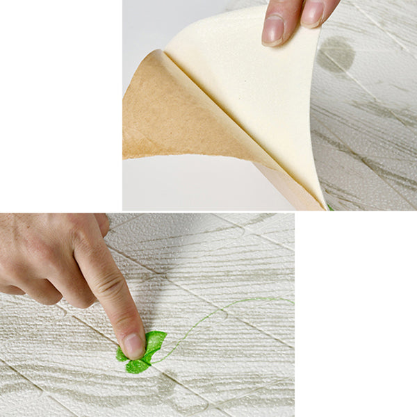 Lisslune | Plastic Wall Paneling Peel and Stick 3D Wall Paneling with waterproof