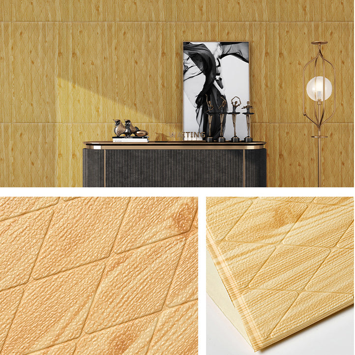 Lisslune | Plastic Wall Paneling Peel and Stick 3D Wall Paneling with waterproof