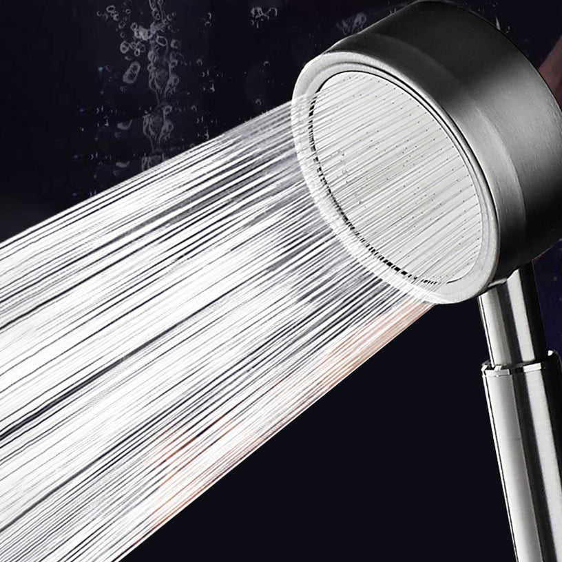 Lisslune | Round Handheld Shower Water Saving Showerhead Made of Stainless Steel