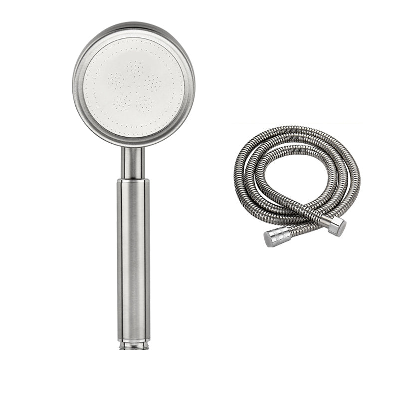 Lisslune | Round Handheld Shower Water Saving Showerhead Made of Stainless Steel