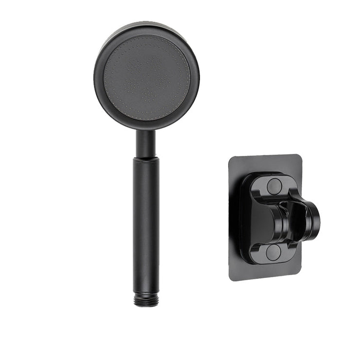 Lisslune | Round Handheld Shower Water Saving Showerhead Made of Stainless Steel
