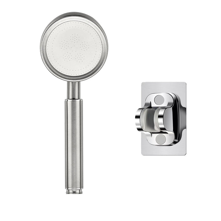 Lisslune | Round Handheld Shower Water Saving Showerhead Made of Stainless Steel