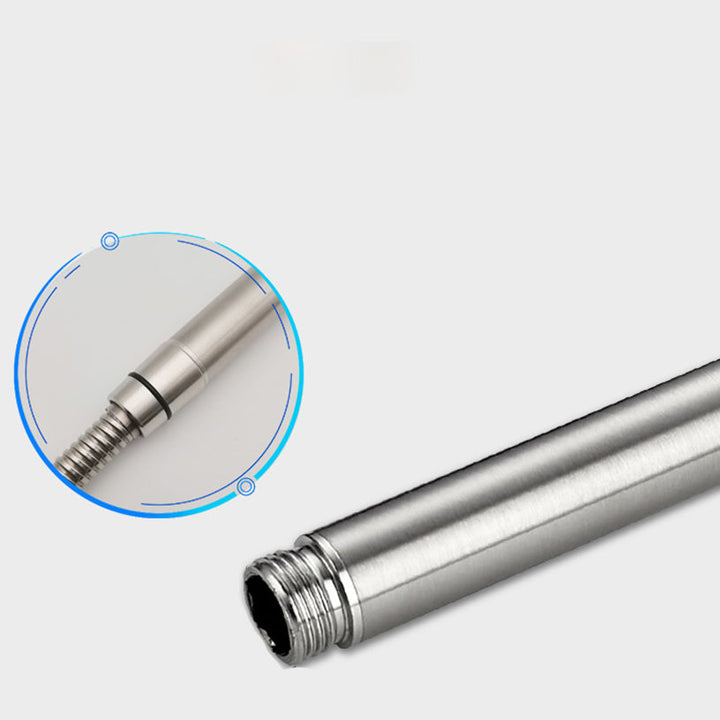 Lisslune | Round Handheld Shower Water Saving Showerhead Made of Stainless Steel