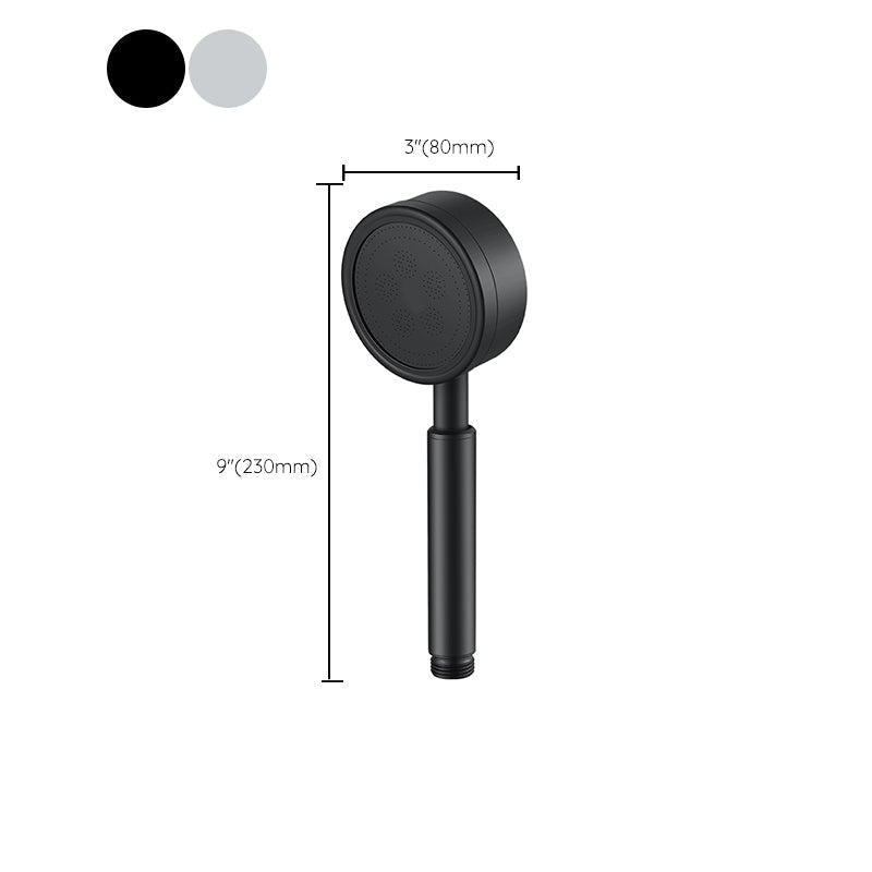 Lisslune | Round Handheld Shower Water Saving Showerhead Made of Stainless Steel