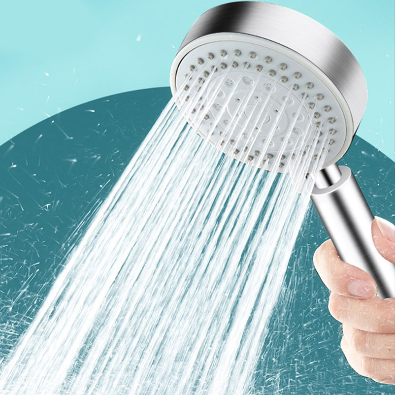 Lisslune | Stainless Steel Round Hand Shower Adjustable Spray Pattern Shower Head