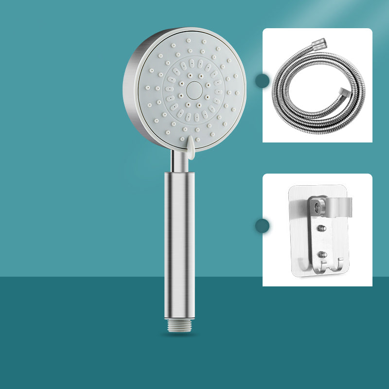 Lisslune | Stainless Steel Round Hand Shower Adjustable Spray Pattern Shower Head