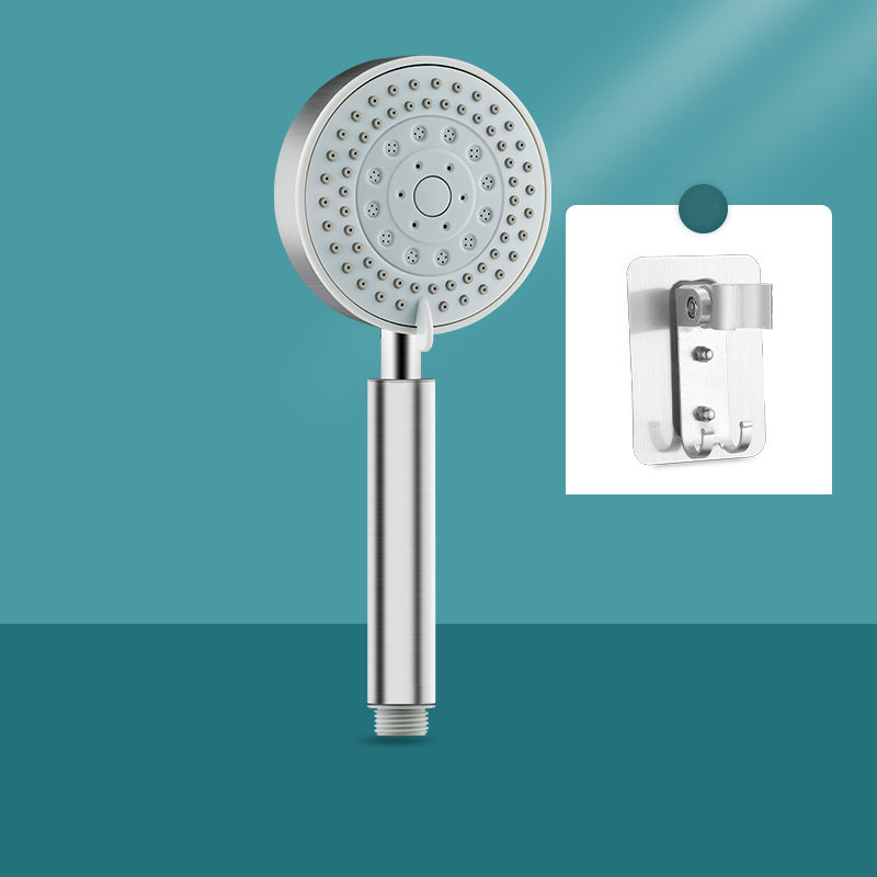 Lisslune | Stainless Steel Round Hand Shower Adjustable Spray Pattern Shower Head