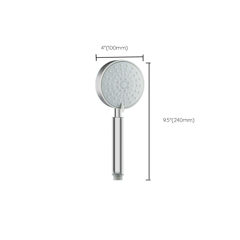 Lisslune | Stainless Steel Round Hand Shower Adjustable Spray Pattern Shower Head