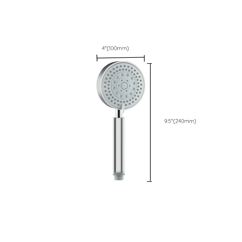 Lisslune | Stainless Steel Round Hand Shower Adjustable Spray Pattern Shower Head