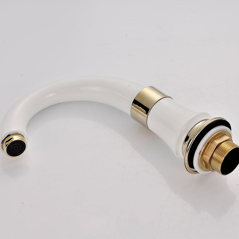 Lisslune | Tradition Bathtub Filler Trim Deck-Mounted Swing Spout Bathtub Filler