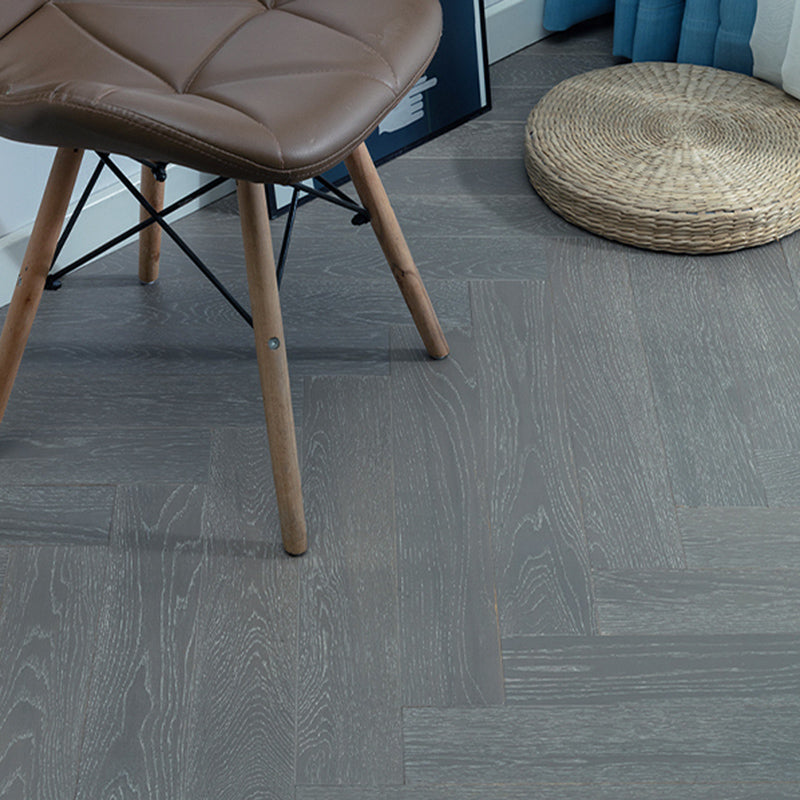 Lisslune | Traditional Wood Tiles Wire Brushed Parquet Click Lock Wood Floor Panels