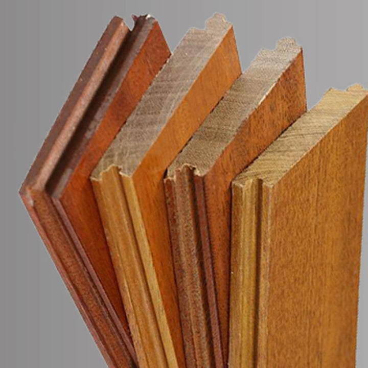 Lisslune | Traditional Wood Tiles Wire Brushed Parquet Click Lock Wood Floor Panels