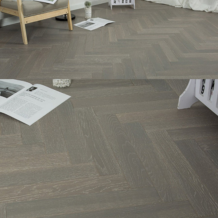 Lisslune | Traditional Wood Tiles Wire Brushed Parquet Click Lock Wood Floor Panels