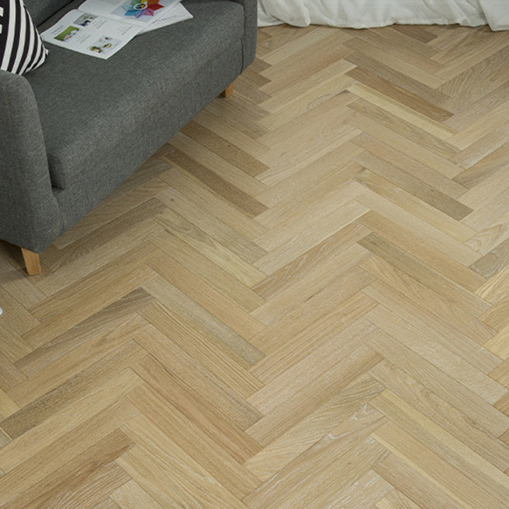 Lisslune | Traditional Wood Tiles Wire Brushed Parquet Click Lock Wood Floor Panels