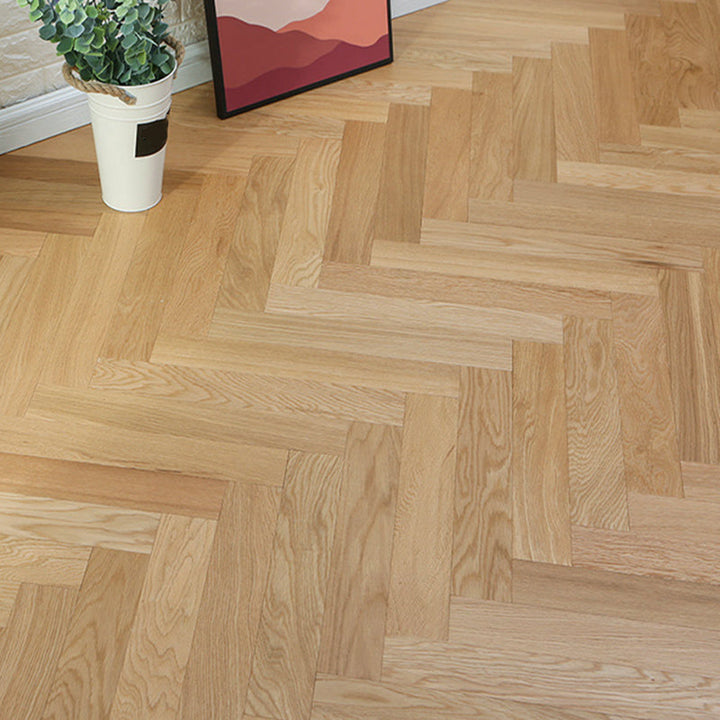 Lisslune | Traditional Wood Tiles Wire Brushed Parquet Click Lock Wood Floor Panels