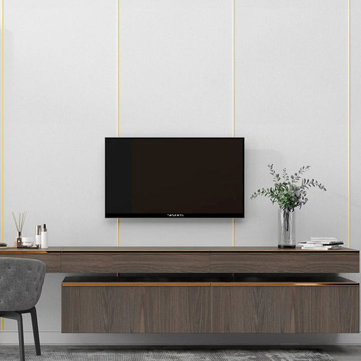 Lisslune | Contemporary Style Wall Panel Linen Living Space Peel and Stick Wall Covering