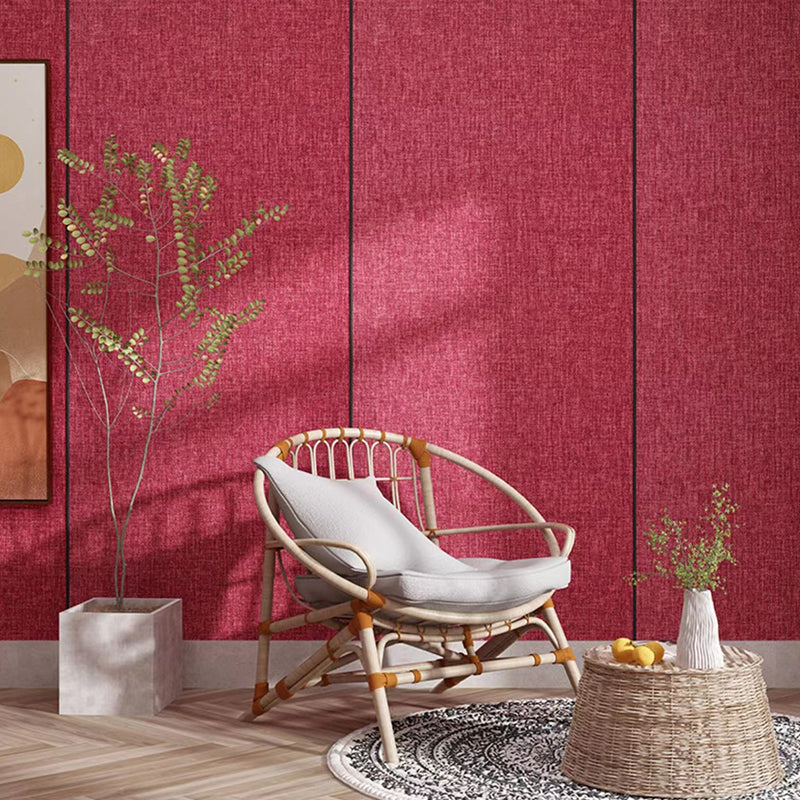 Lisslune | Contemporary Style Wall Panel Linen Living Space Peel and Stick Wall Covering