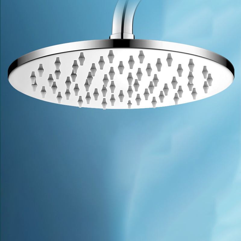 Lisslune | Contemporary square shower head combination with handheld shower