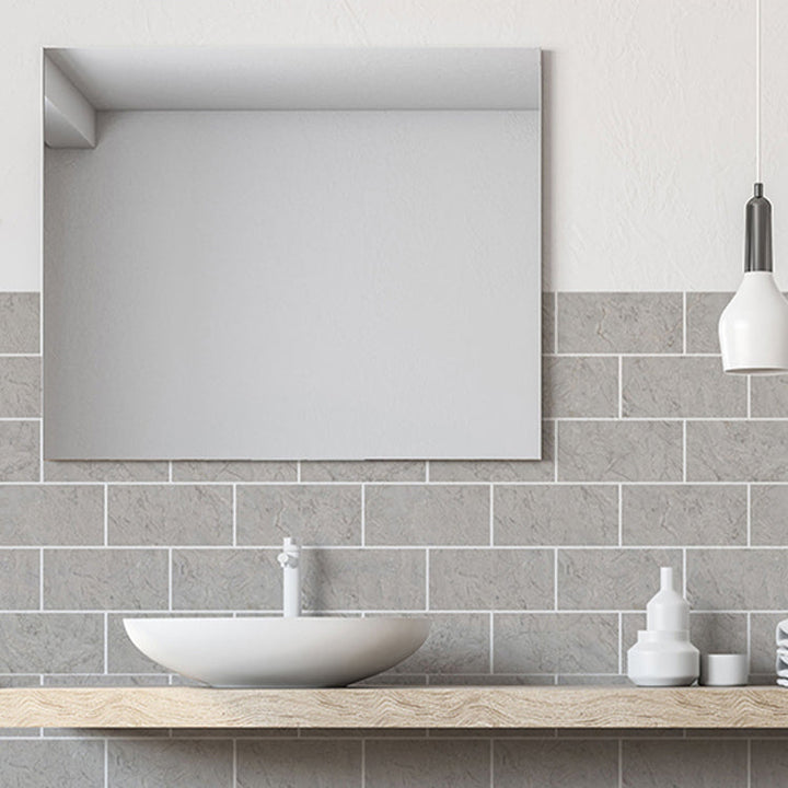 Lisslune | Modern Peel & Stick Subway Tiles PVC Wallpaper for Kitchen Backsplash