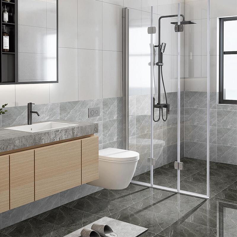 Lisslune | Modern Peel and Stick Back Wall Tiles PVC Field Tiles Wallpaper for Shower