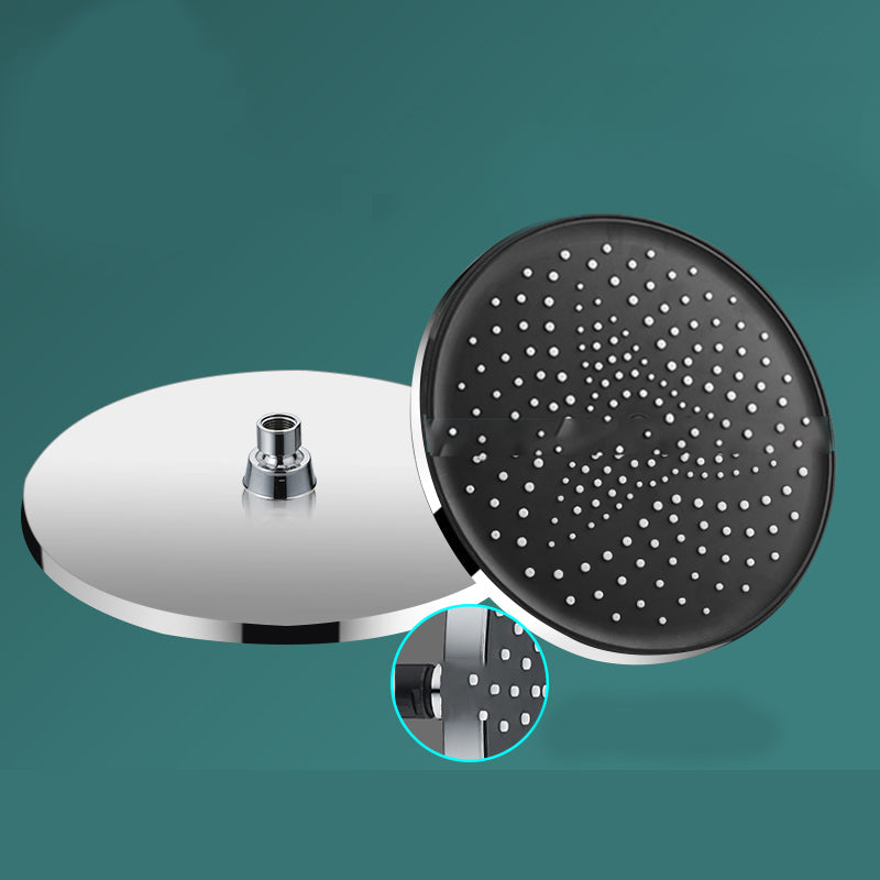 Lisslune | Modern rectangular shower head combo standard spray pattern with hand shower