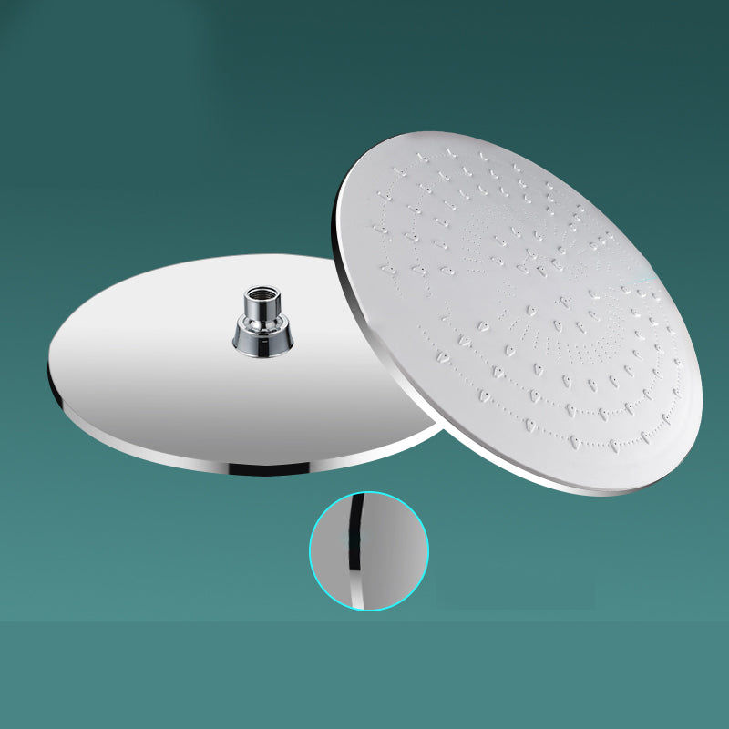 Lisslune | Modern rectangular shower head combo standard spray pattern with hand shower