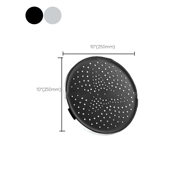 Lisslune | Modern rectangular shower head combo standard spray pattern with hand shower