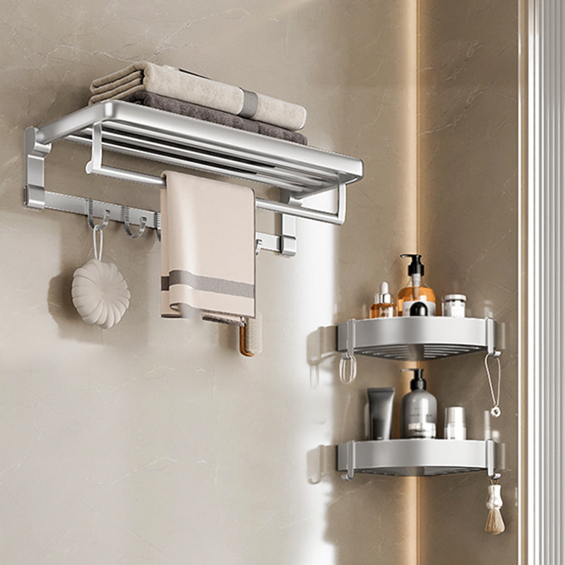Lisslune | Metal Bathroom Hardware Set Adhesive Installation Bathroom Accessory Kit