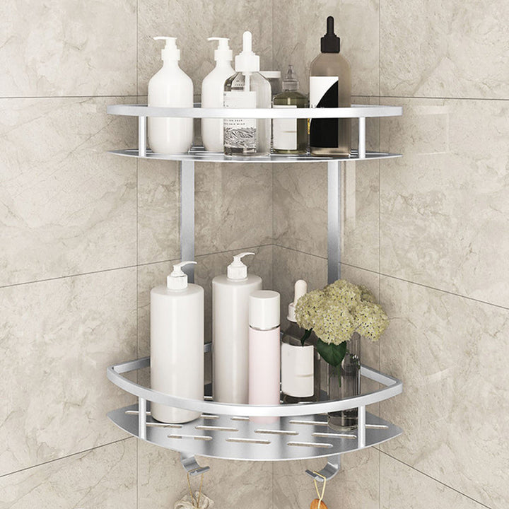 Lisslune | Metal Bathroom Hardware Set Adhesive Installation Bathroom Accessory Kit