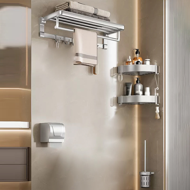 Lisslune | Metal Bathroom Hardware Set Adhesive Installation Bathroom Accessory Kit