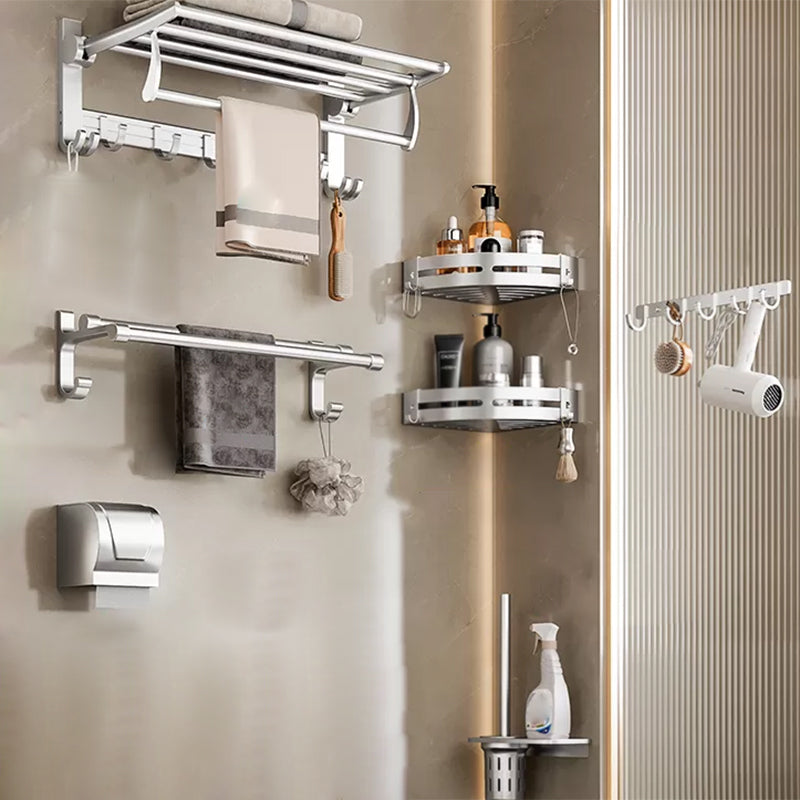 Lisslune | Metal Bathroom Hardware Set Adhesive Installation Bathroom Accessory Kit