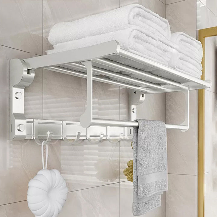 Lisslune | Metal Bathroom Hardware Set Adhesive Installation Bathroom Accessory Kit