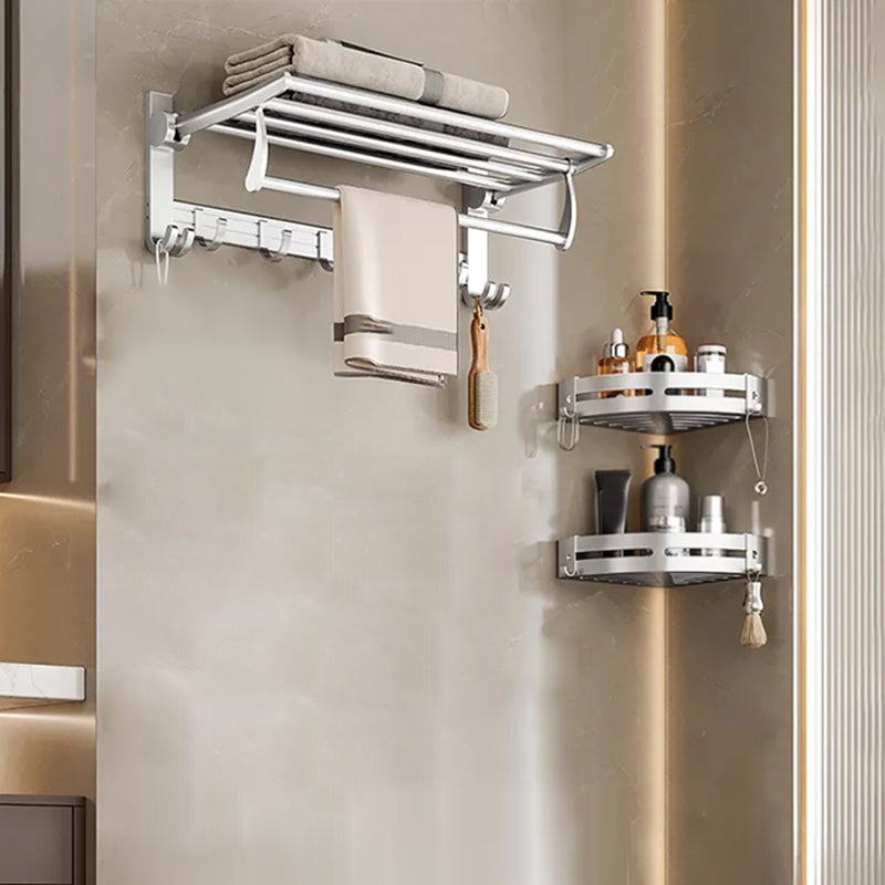 Lisslune | Metal Bathroom Hardware Set Adhesive Installation Bathroom Accessory Kit