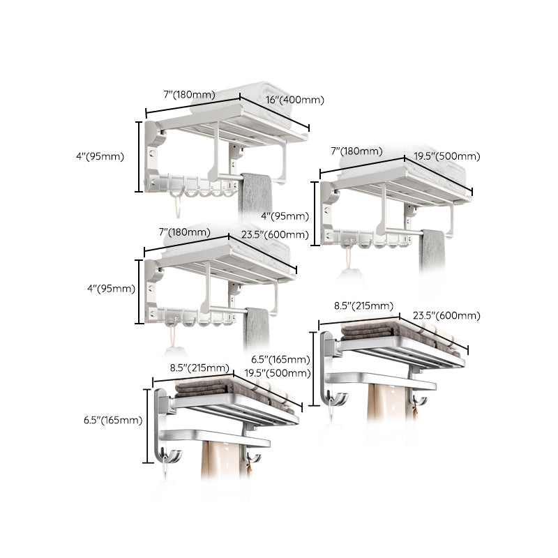 Lisslune | Metal Bathroom Hardware Set Adhesive Installation Bathroom Accessory Kit
