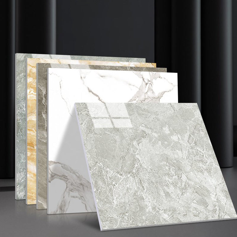 Lisslune | Modern Peel and Stick Splash Guard PVC Rectangular Wallpaper for the Shower