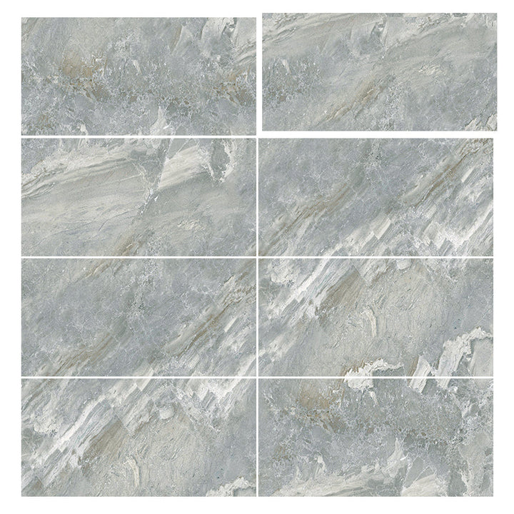 Lisslune | Modern Peel and Stick Splash Guard PVC Rectangular Wallpaper for the Shower