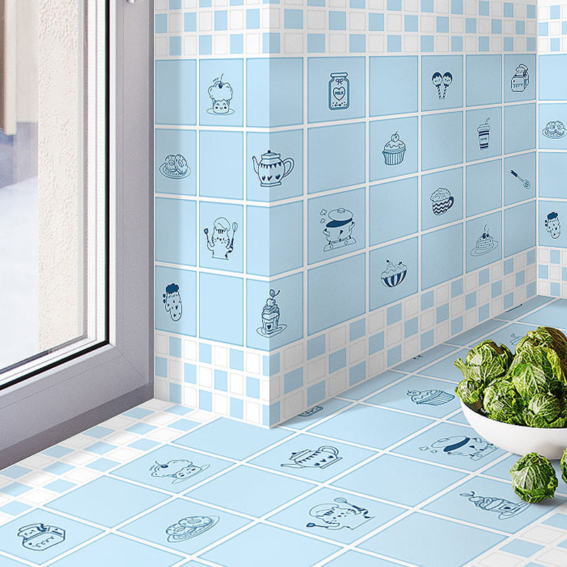 Lisslune | Modern Peel-and-Stick Backsplash Tile PVC Rectangular Wallpaper for Fireplace Surround