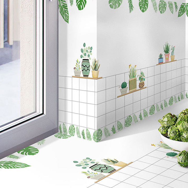 Lisslune | Modern Peel-and-Stick Backsplash Tile PVC Rectangular Wallpaper for Fireplace Surround