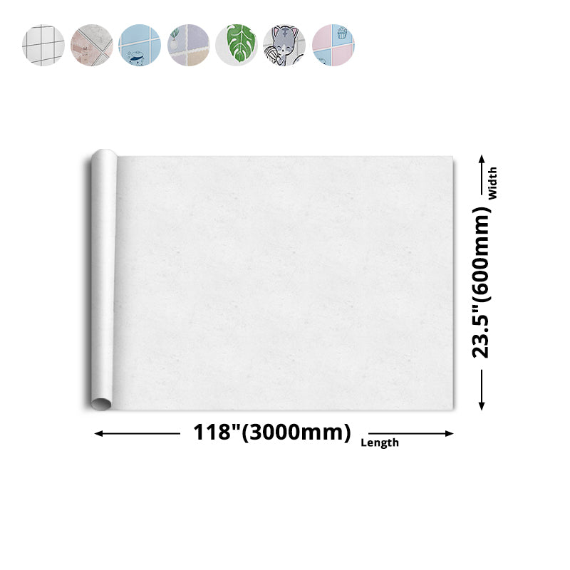 Lisslune | Modern Peel-and-Stick Backsplash Tile PVC Rectangular Wallpaper for Fireplace Surround