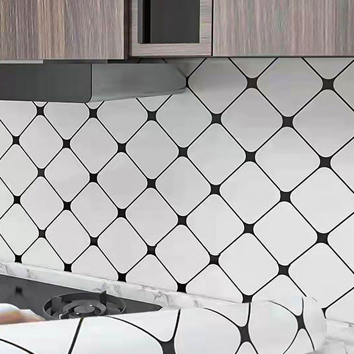 Lisslune | Modern Peel and Stick backsplash tiles plastic wallpaper for kitchen backsplash