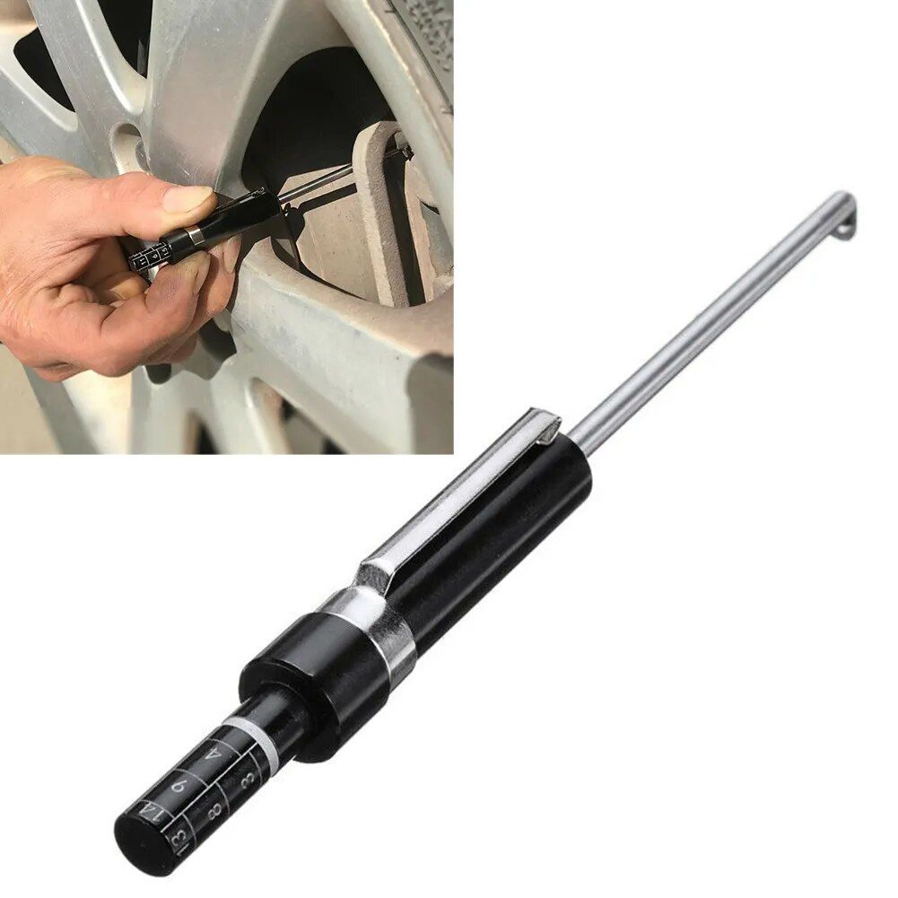 Lisslune | Easy-to-read Car Brake Pad Thickness Gauge - Precision Measuring Tool