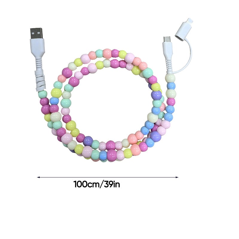 Lisslune | Creative Beads 2-in-1 Data Cable