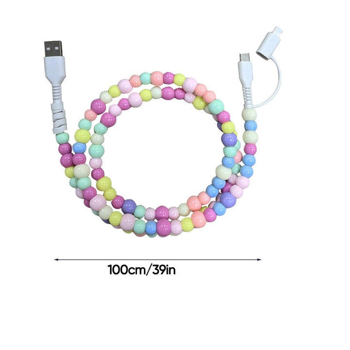 Lisslune | Creative Beads 2-in-1 Data Cable