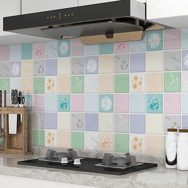 Lisslune | Modern Peel and Stick backsplash tiles plastic wallpaper for kitchen backsplash