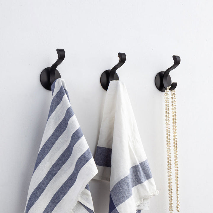 Lisslune | Minimalist Bathroom Accessories individually or in a set Matte Black Bathroom Hardware